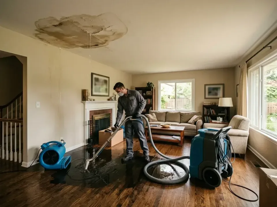 attic-pipe-burst-ceiling-drip-008 — frequently asked questions, Water Damage Restoration & Carpet Care in Bennington, NE